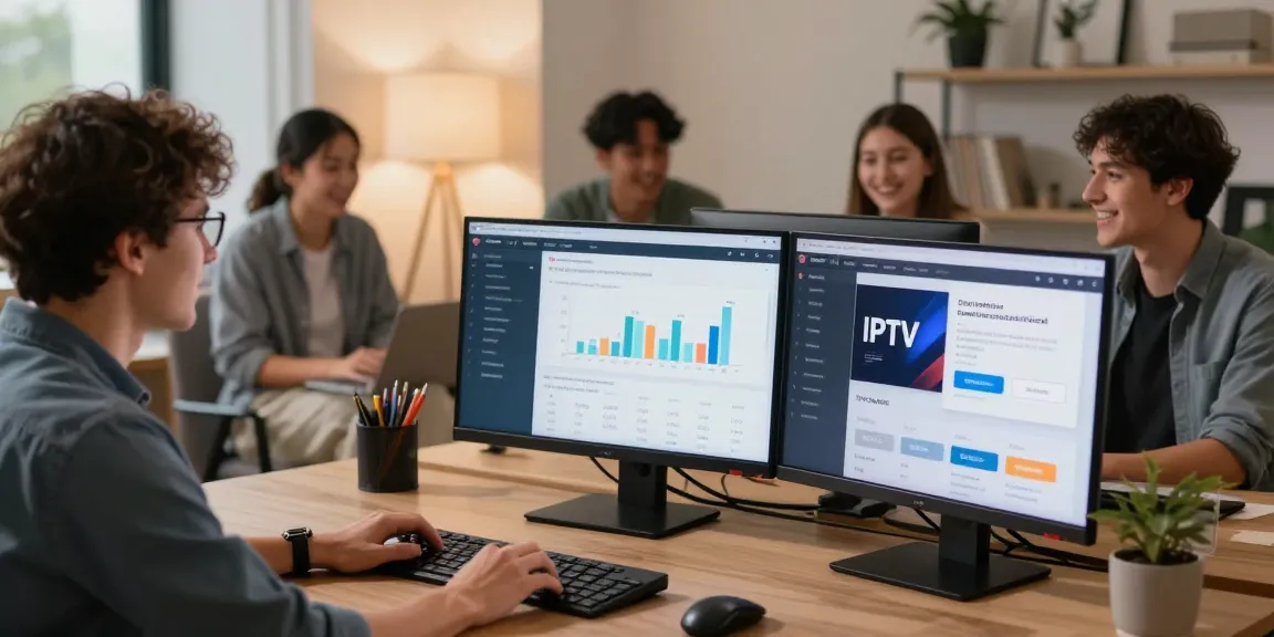 IPTV reseller UK providing trusted local services from a modern office.
