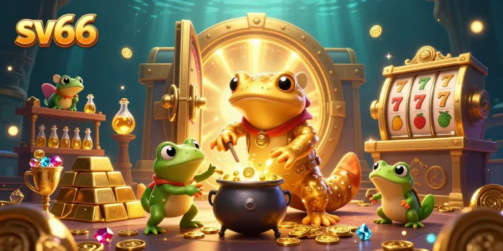 Engage with sv66 casino adventures featuring a golden alchemist and gold coins.