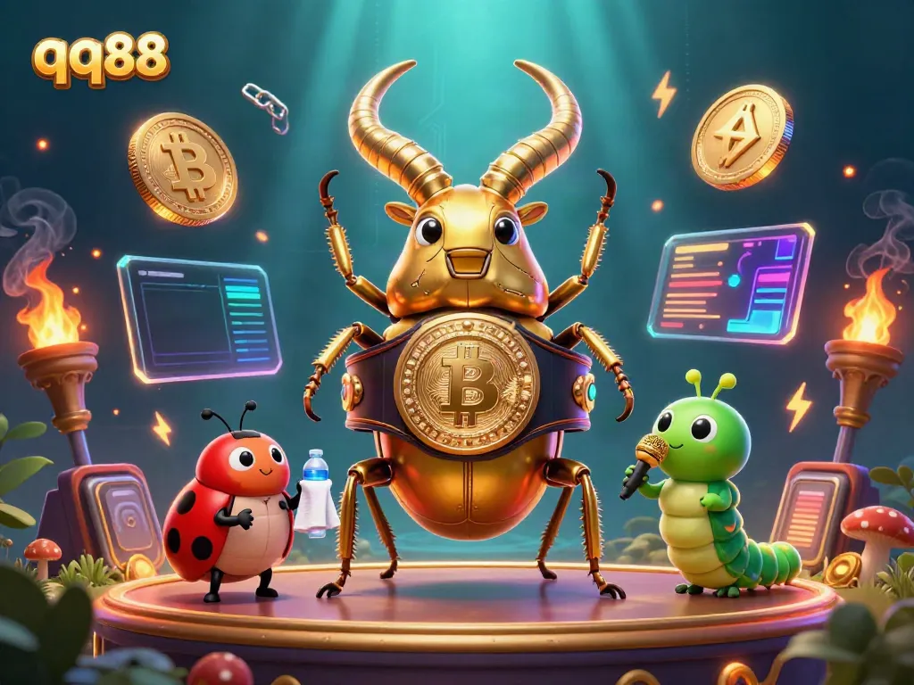 Experience thrilling action in the qq88 casino with vibrant characters and dynamic game elements.