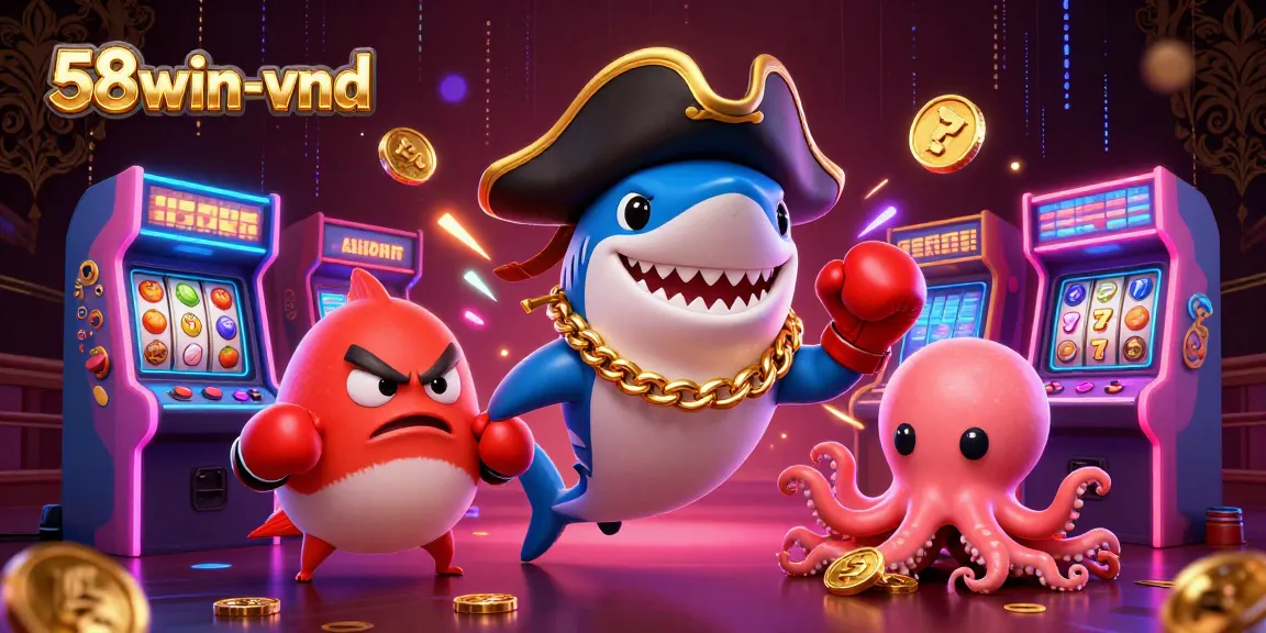 Engage with exciting gaming adventures at 58win-vnd with colorful characters and dynamic slot elements.