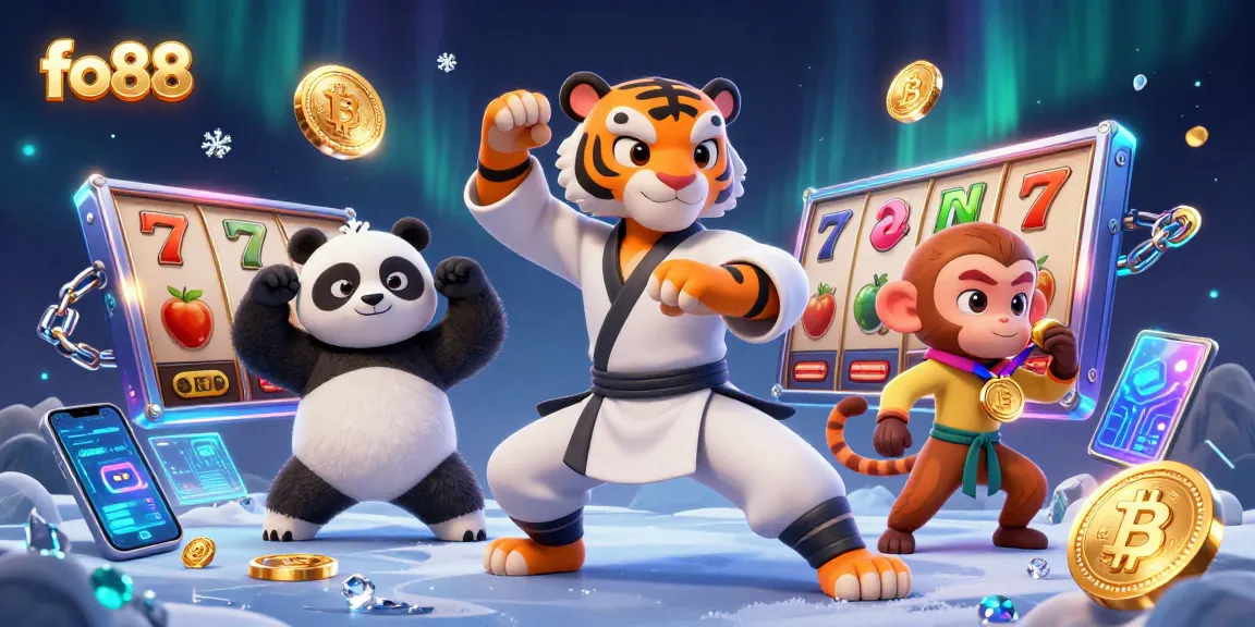 Experience fo88's thrilling jackpot hunt with our kung fu tiger, panda disciple, and mischievous monkey!