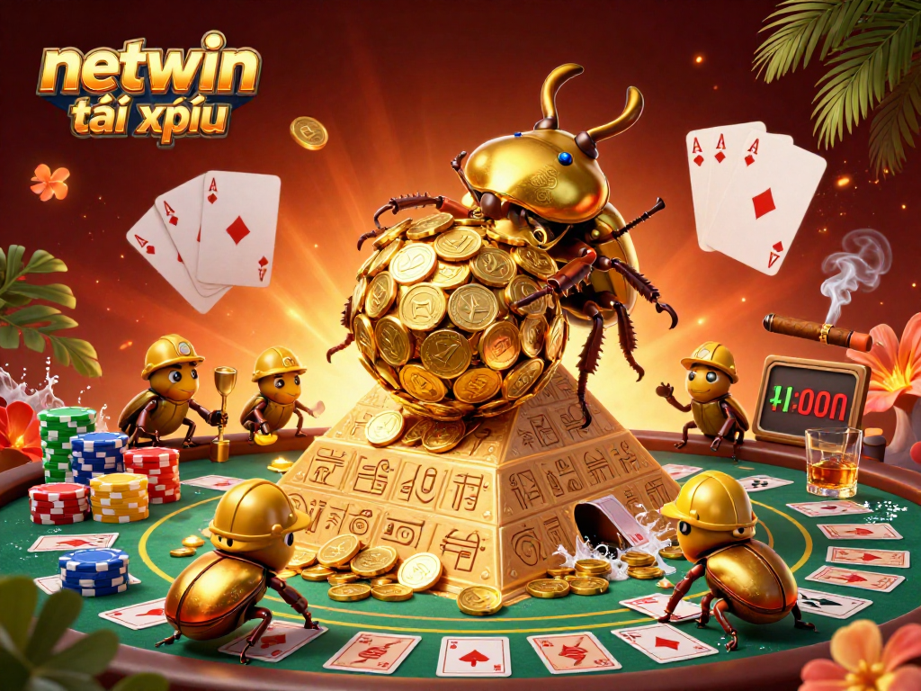 Experience thrilling netwin tài xỉu with dynamic casino elements and vibrant art.