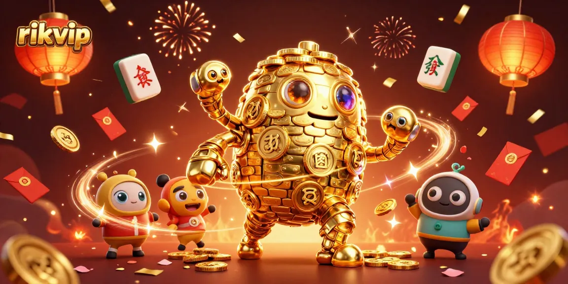 Experience exhilarating wins at rikvip with dynamic golden golem and vibrant casino elements.