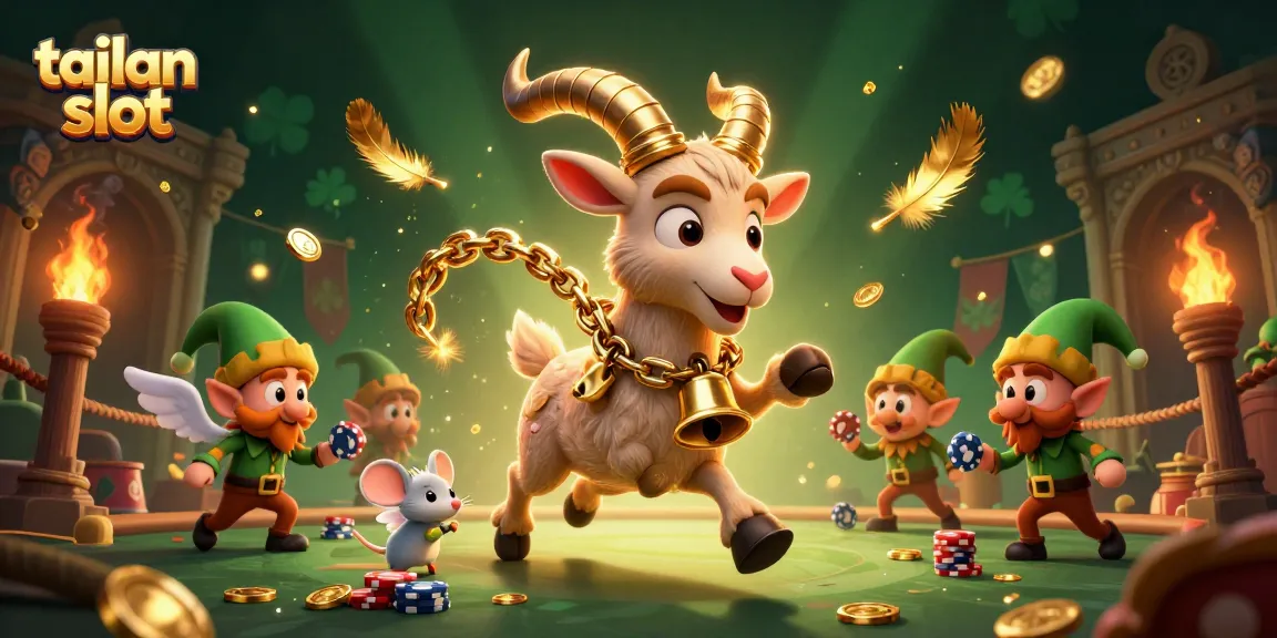 Engage with tailan slot in a vibrant 3D casino scene featuring dynamic characters and rich visuals.