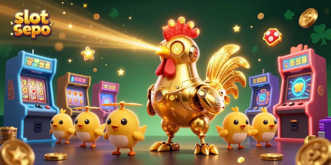 Experience thrilling gameplay at slot depo 5 ribu with vibrant cartoon characters and arcade elements.