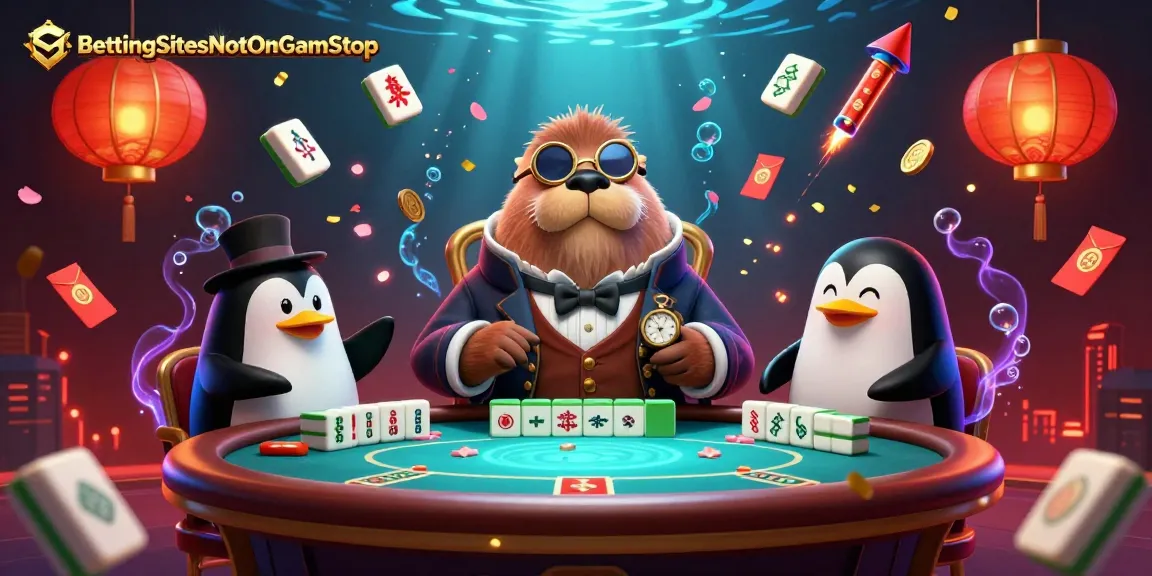 BettingSitesNotOnGamStop shows a jolly walrus and friends enjoying poker at an underwater casino.