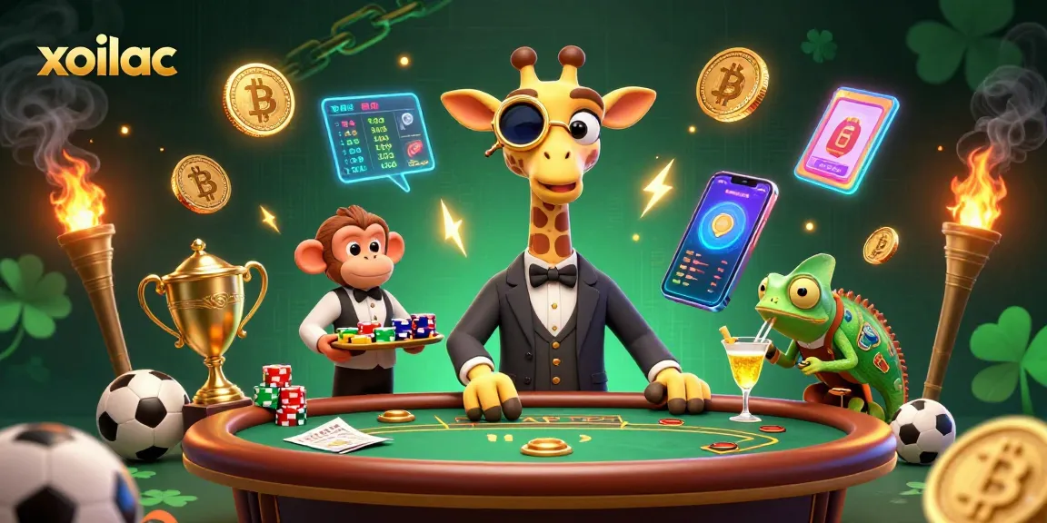 Xoilac offers immersive sports betting experiences with vibrant characters at a VIP poker scene.